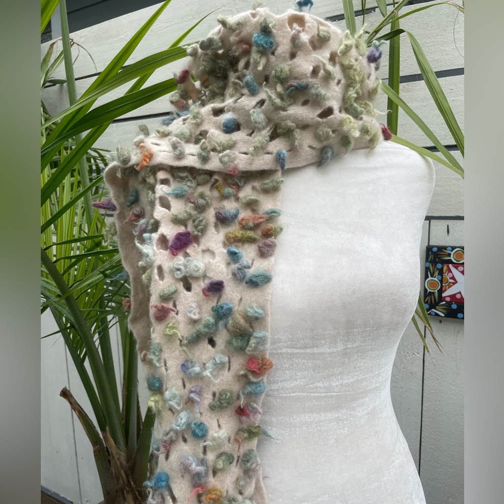NWT Vintage Rainbow Scarf